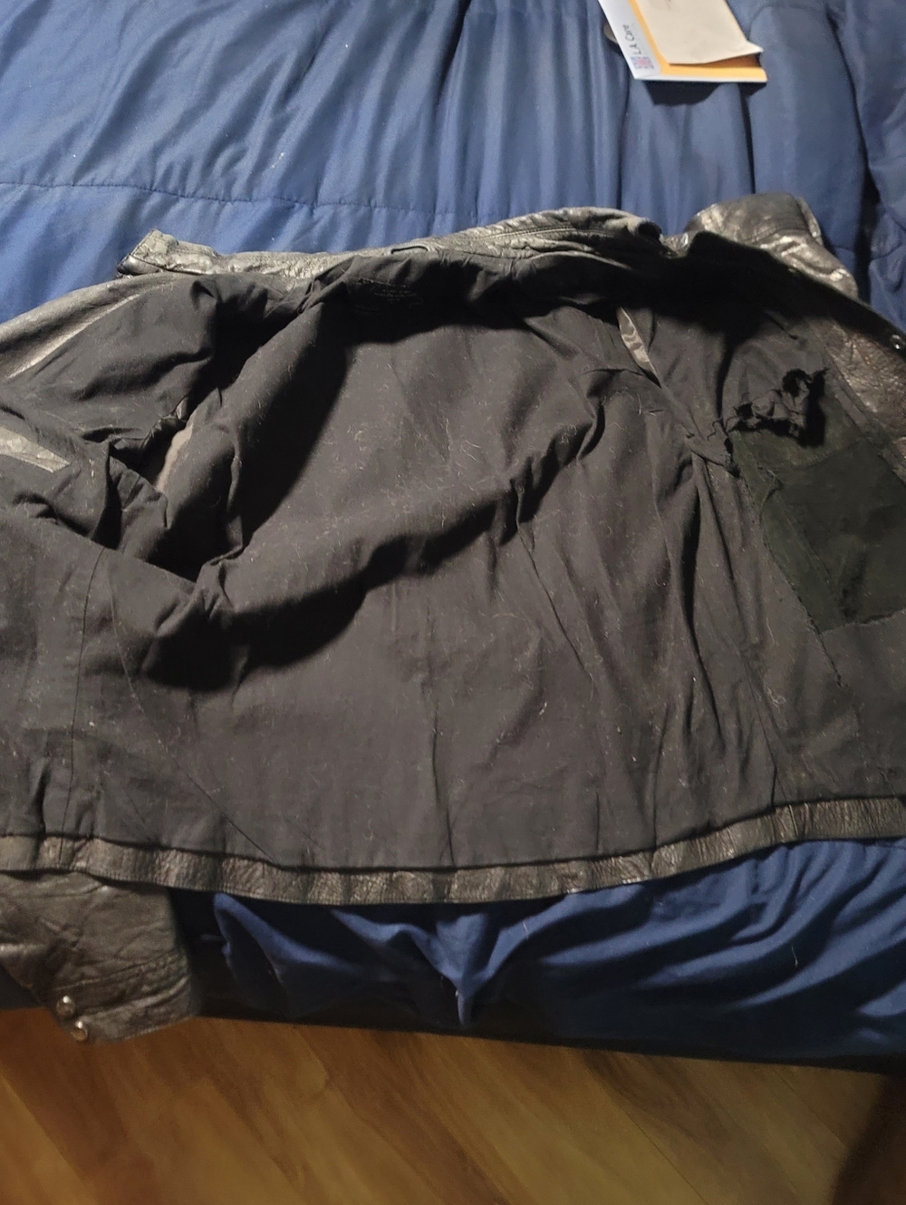 ALL SAINTS Spitalfields Lot No. A Leather Jacket XXL - Picture 4 of 7